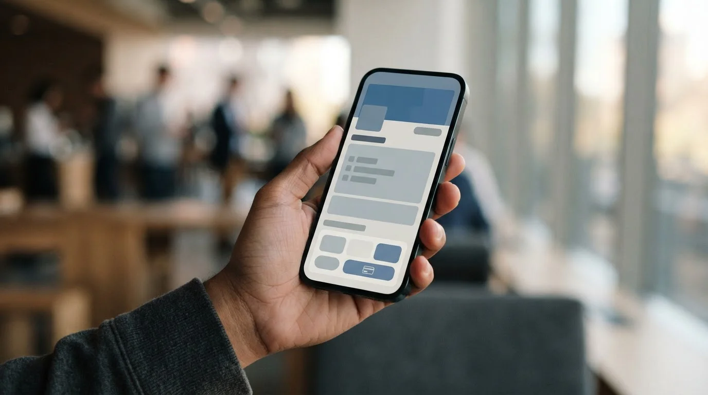 Smartphone mit Wett-App und integrierter Payz-Zahlungsoption
