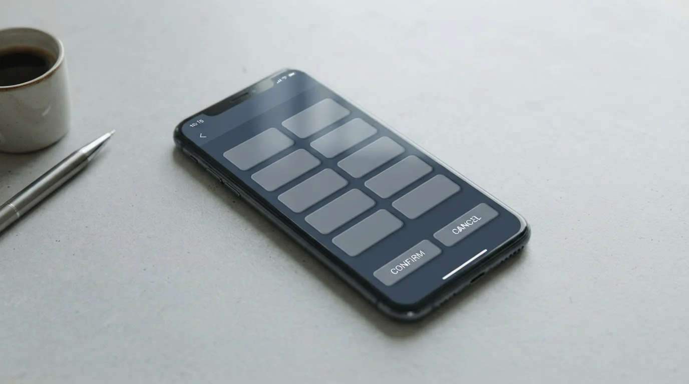 Digitale Zahlungsmethoden auf Smartphone-Bildschirm dargestellt